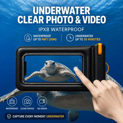 Floating Waterproof Phone Pouch – Float, Protect & Stay Connected - Morrowden