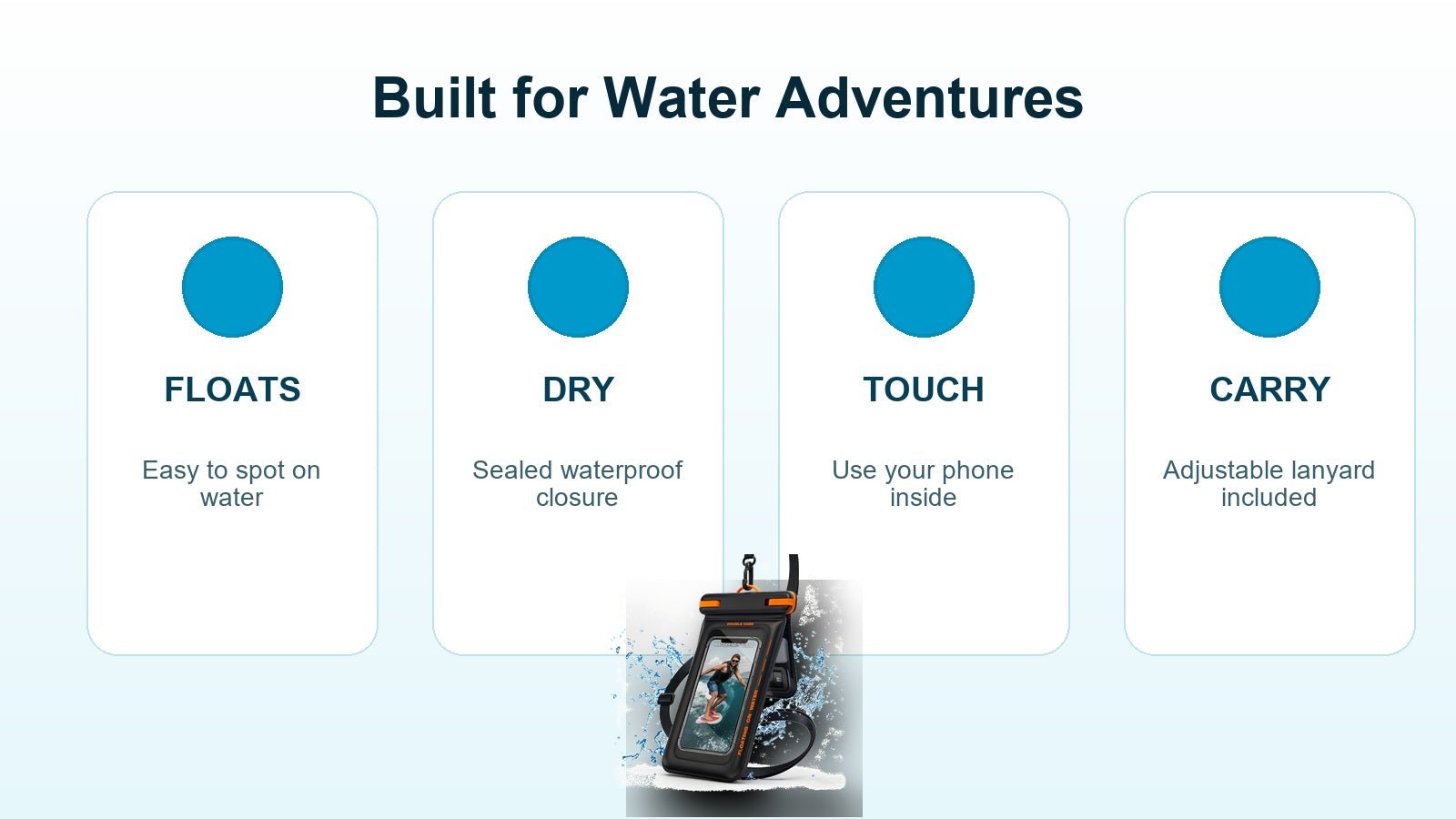 Floating Waterproof Phone Pouch – Float, Protect & Stay Connected - Morrowden