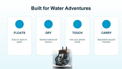 Floating Waterproof Phone Pouch – Float, Protect & Stay Connected - Morrowden