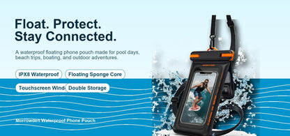 Floating Waterproof Phone Pouch – Float, Protect & Stay Connected - Morrowden