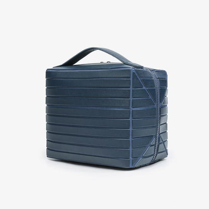 Foldable Large Capacity Travel Makeup Case – Structured Cosmetic Organizer with Removable Pouch & Multi-Compartment Storage - Morrowden