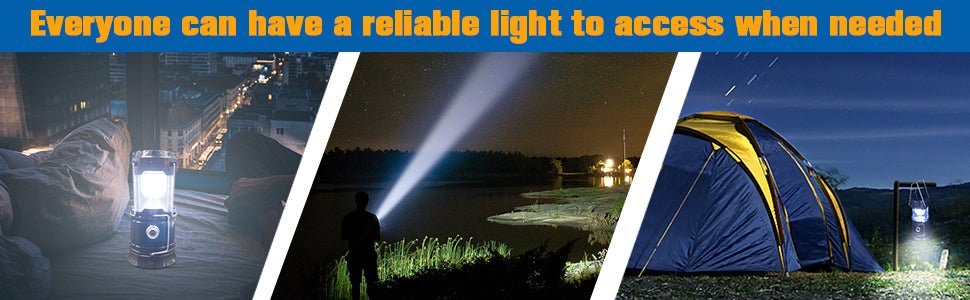 Foldable Portable LED Camping Lantern - Morrowden
