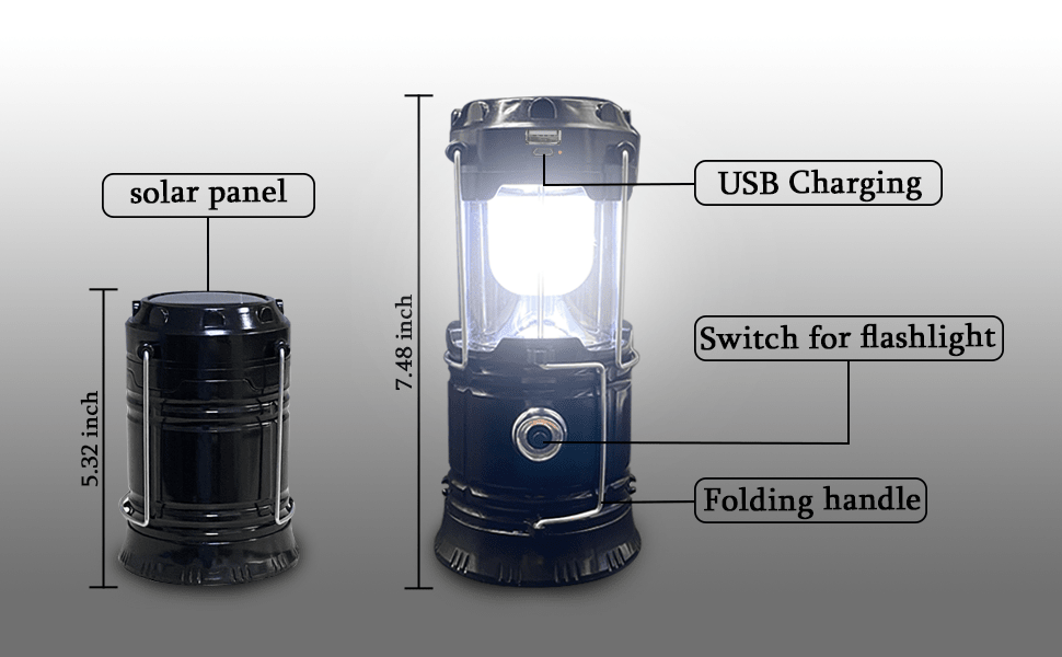 Foldable Portable LED Camping Lantern - Morrowden