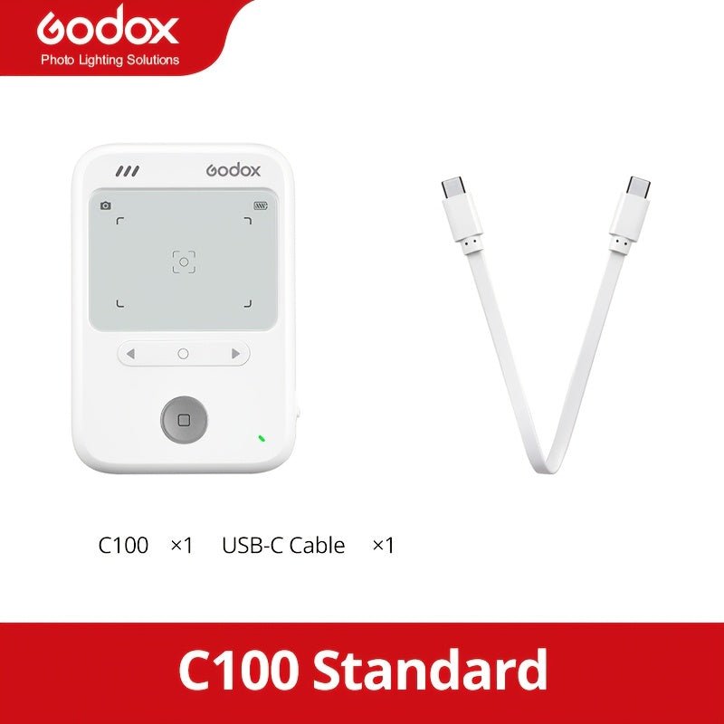 Godox C100 Transparent Viewfinder Model Mini Retro CCD Digital Camera, Aesthetic Vibe Portable Camera for Portrait Photography And Vlog Video Recording - Morrowden