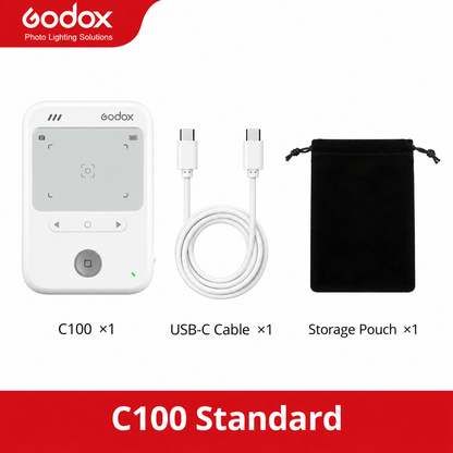 Godox C100 Transparent Viewfinder Model Mini Retro CCD Digital Camera, Aesthetic Vibe Portable Camera for Portrait Photography And Vlog Video Recording - Morrowden