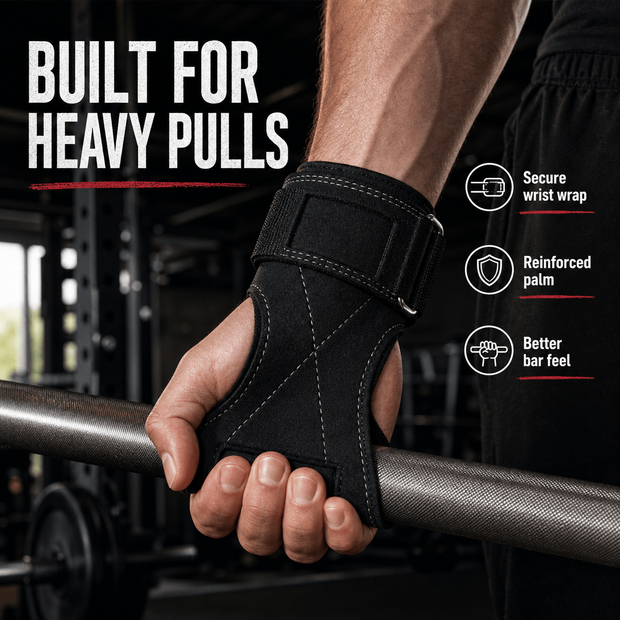 Gym Palm Grip Gloves - Morrowden