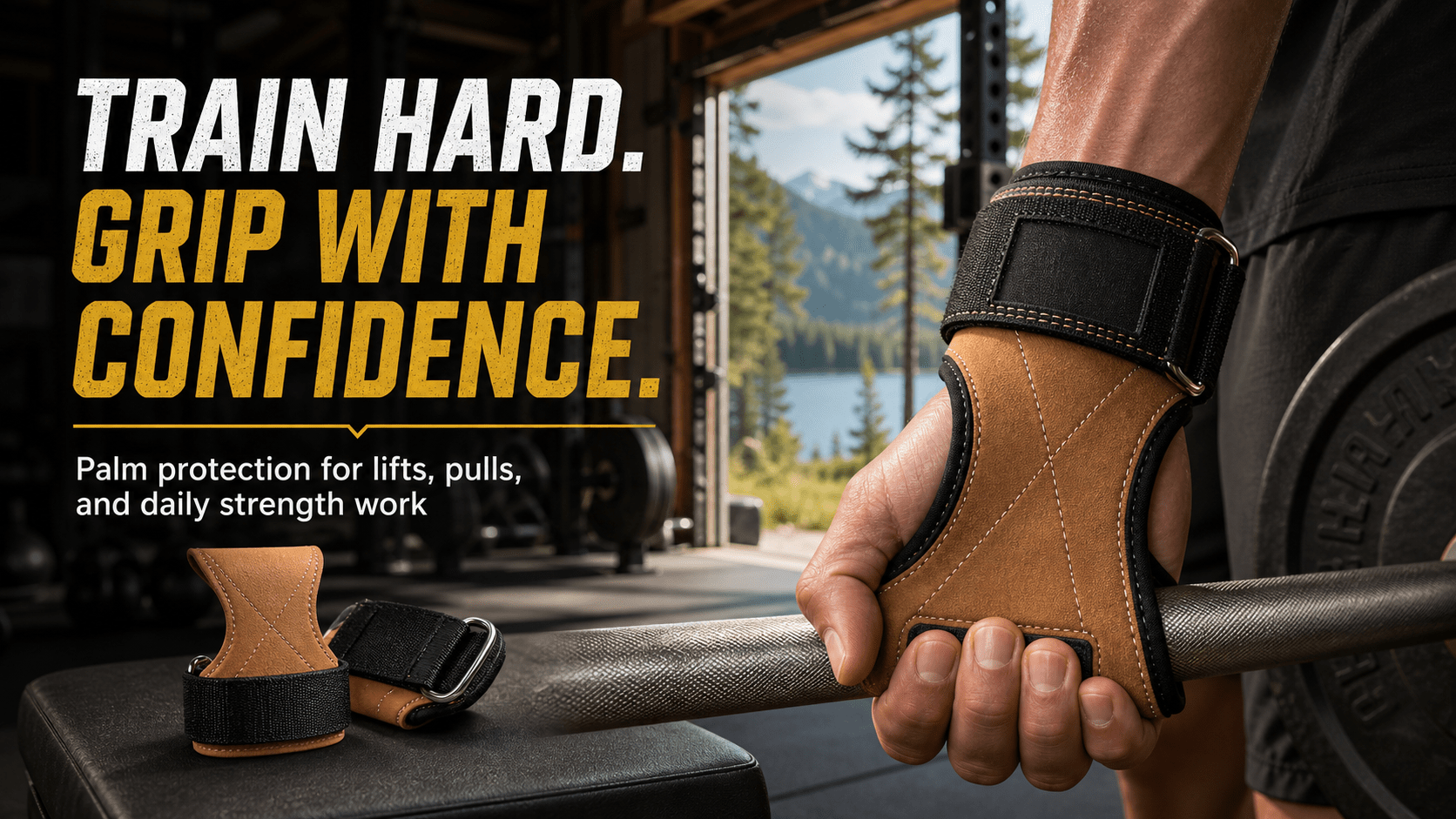 Gym Palm Grip Gloves - Morrowden