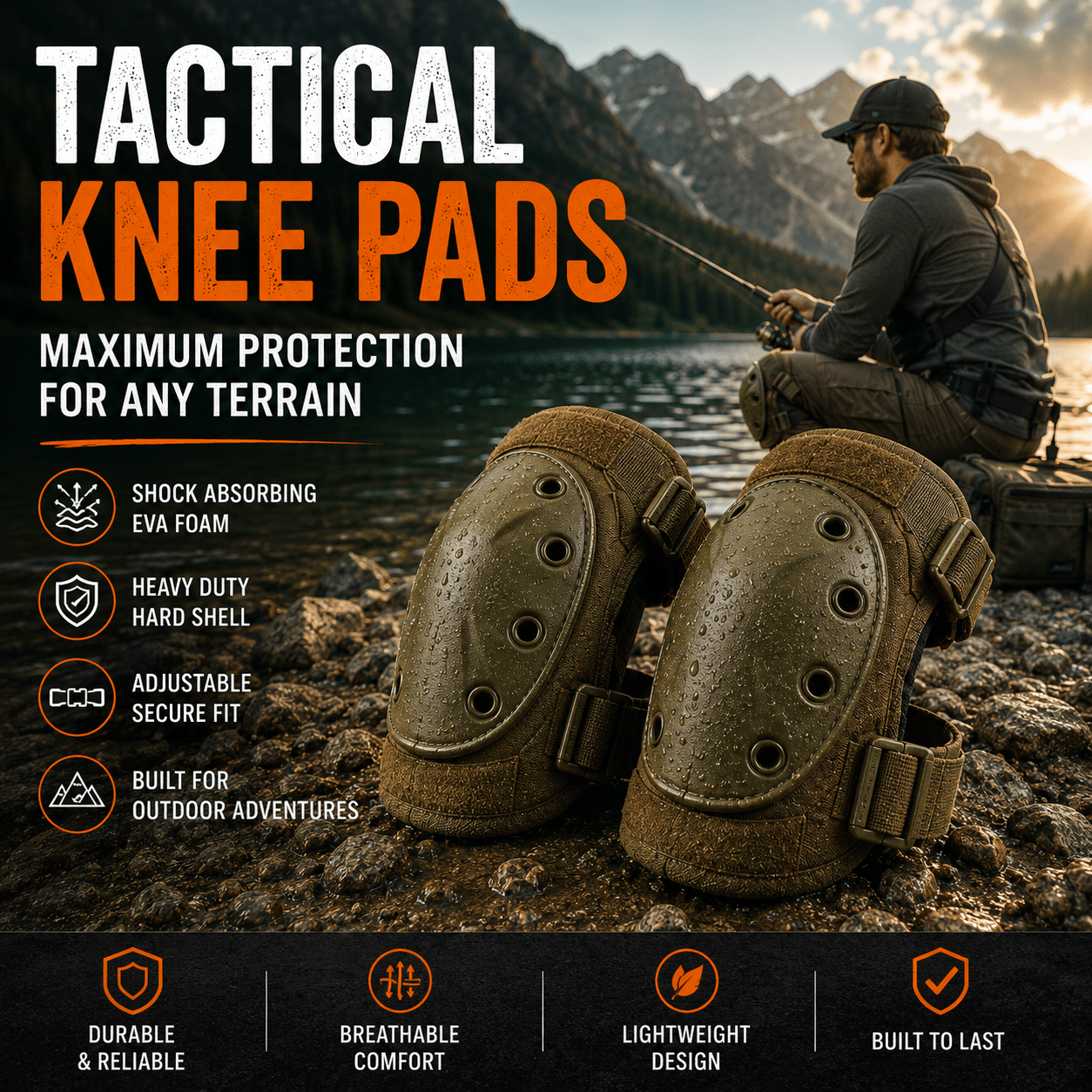 Heavy-Duty Tactical Knee Pads - Morrowden