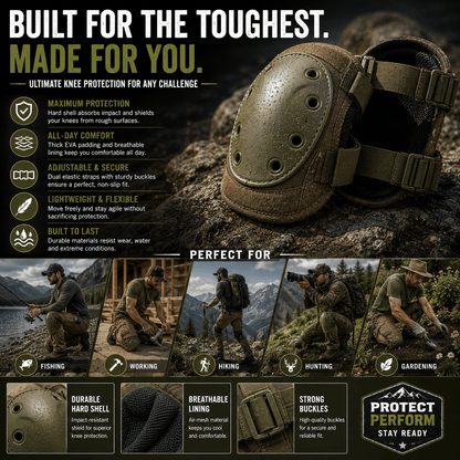 Heavy-Duty Tactical Knee Pads - Morrowden