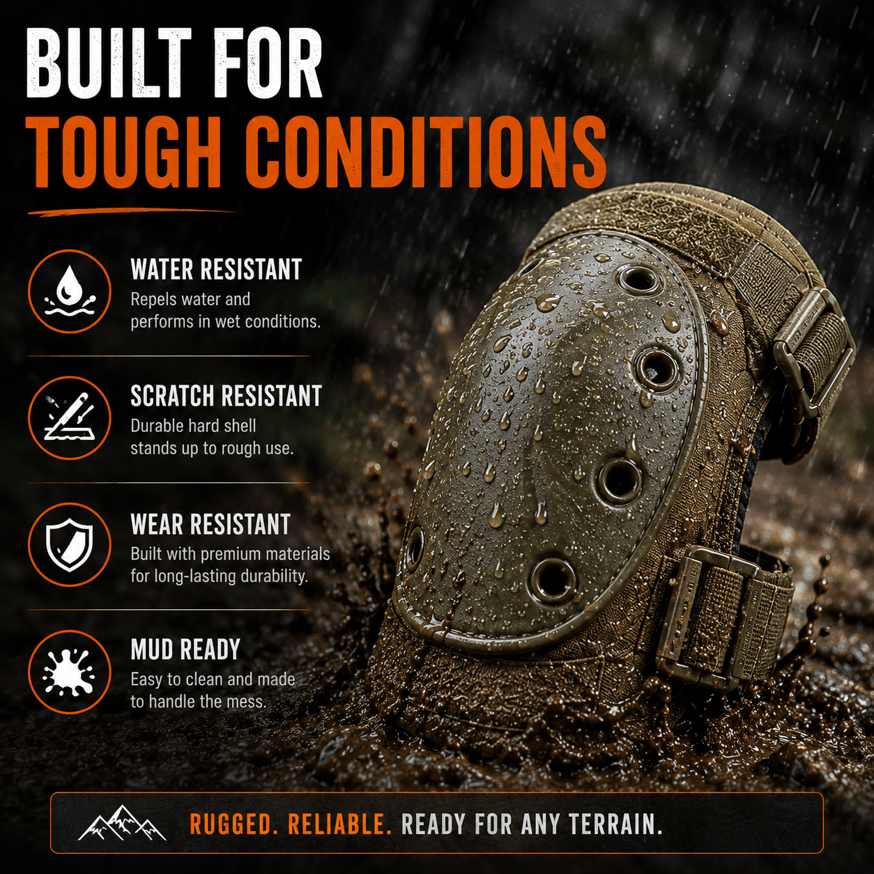 Heavy-Duty Tactical Knee Pads - Morrowden