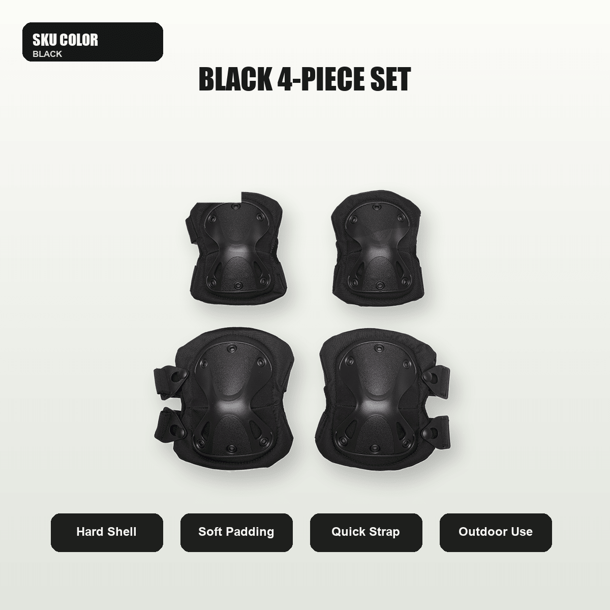 Heavy-Duty Tactical Knee Pads - Morrowden