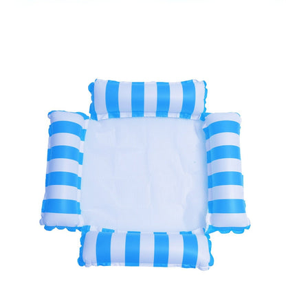 Inflatable Pool Float Lounger with Backrest – Foldable Water Hammock Chair for Adults - Morrowden
