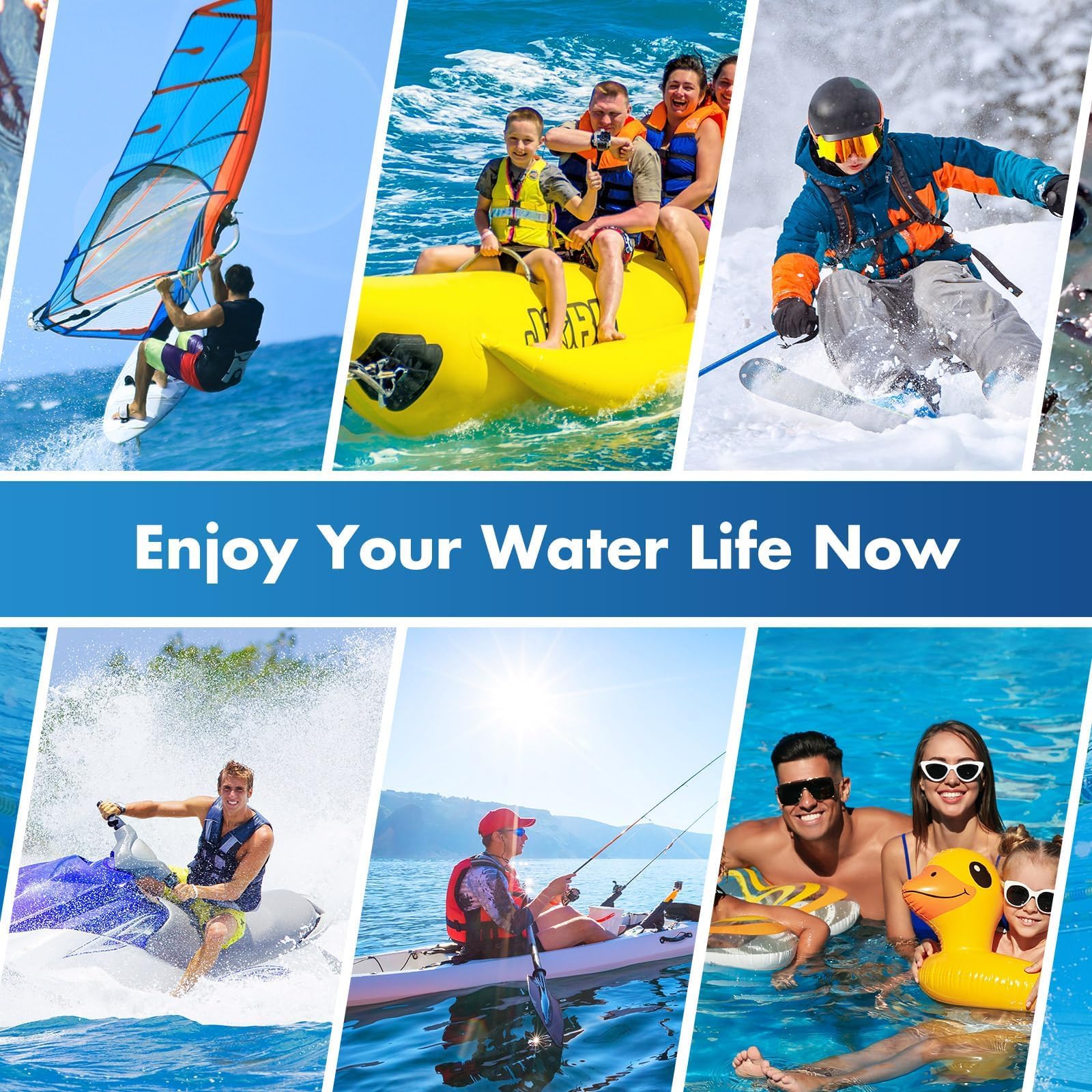 IPX8 Waterproof Phone Case Dry Bag Kayak/Beach/Cruise Travel Essentials, Water Proof Pouch for iPhone 17 16 15 Pro Max, Samsung S25 Ultra S24-7" - Morrowden