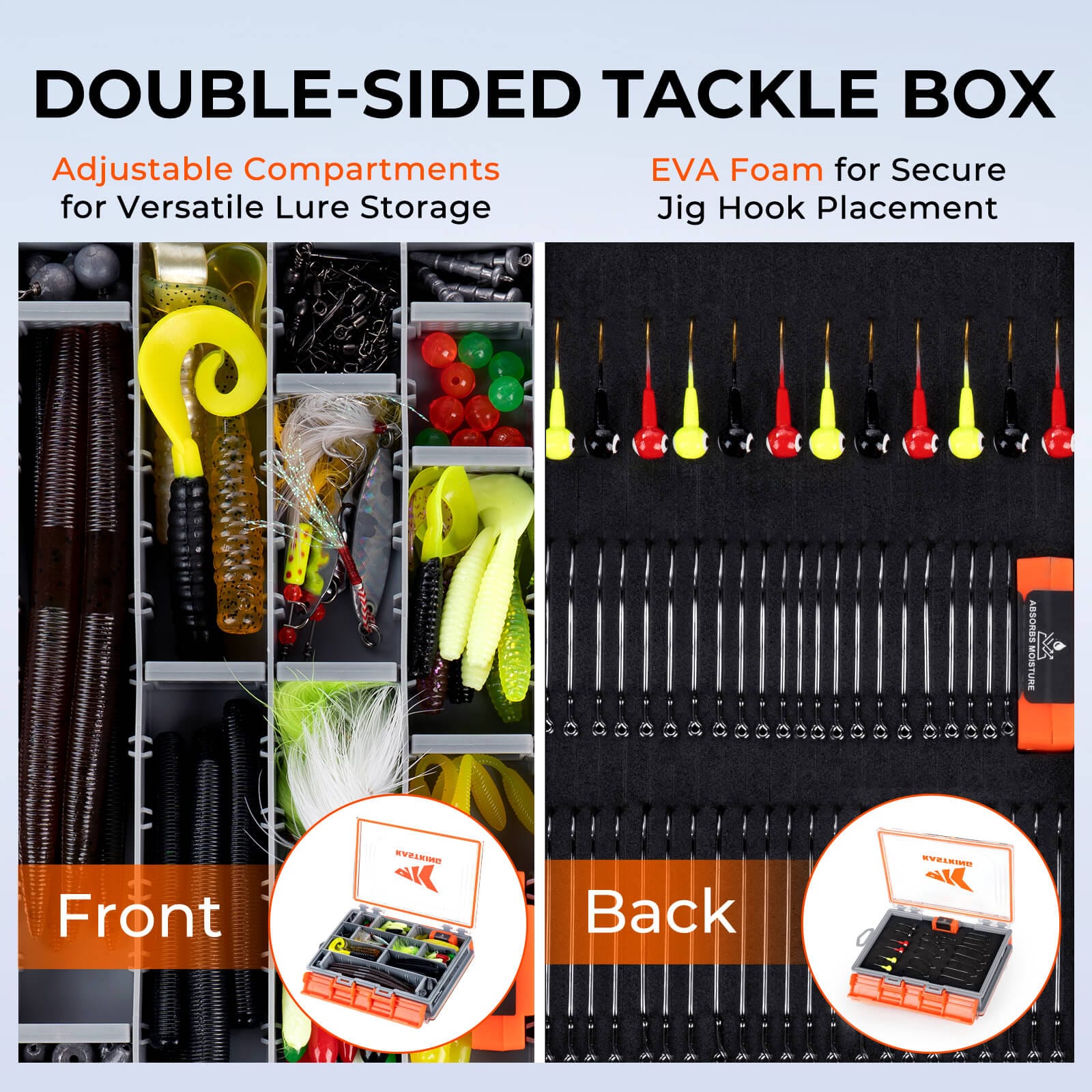 KastKing HyperSeal Waterproof Tackle Box - Morrowden