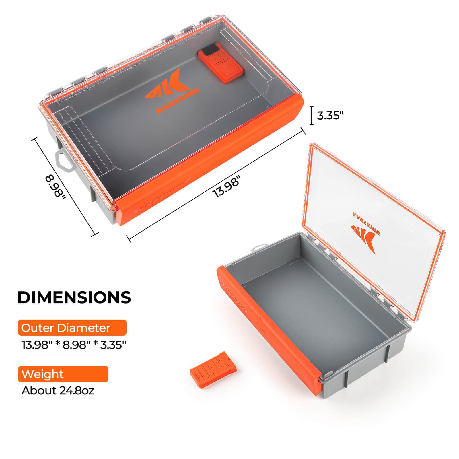 KastKing HyperSeal Waterproof Tackle Box - Morrowden