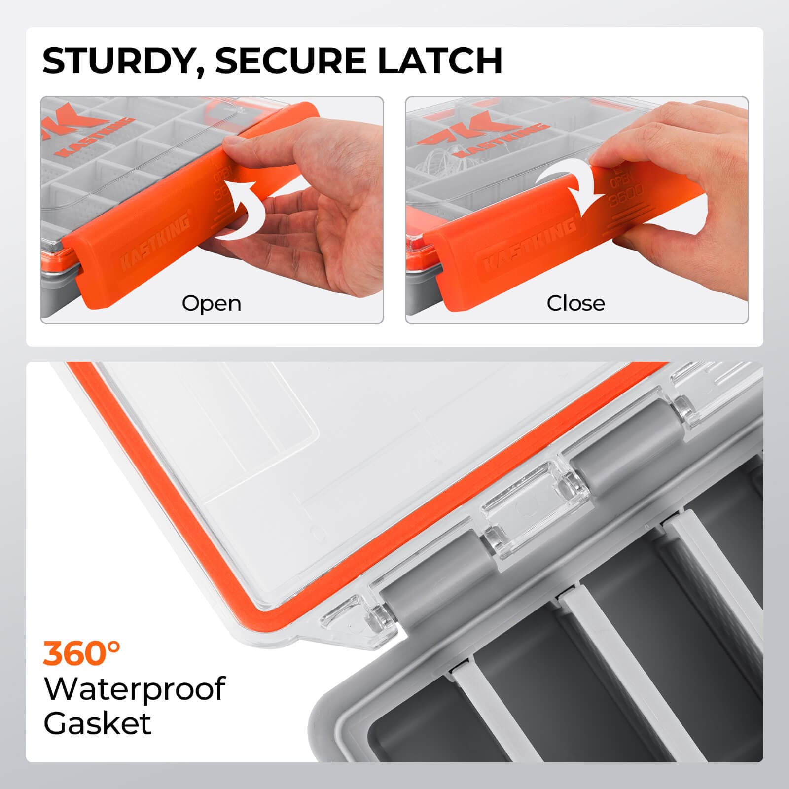 KastKing HyperSeal Waterproof Tackle Box - Morrowden