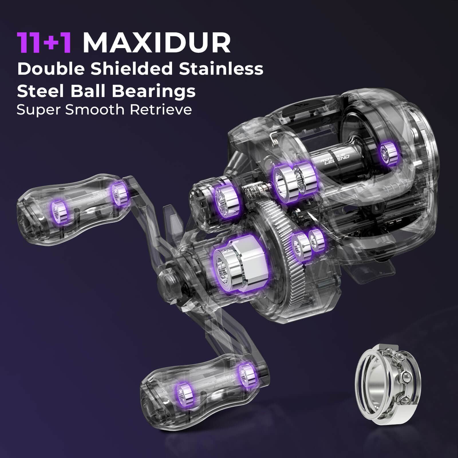 KastKing Royale Legend Pro Baitcasting Reels - Morrowden