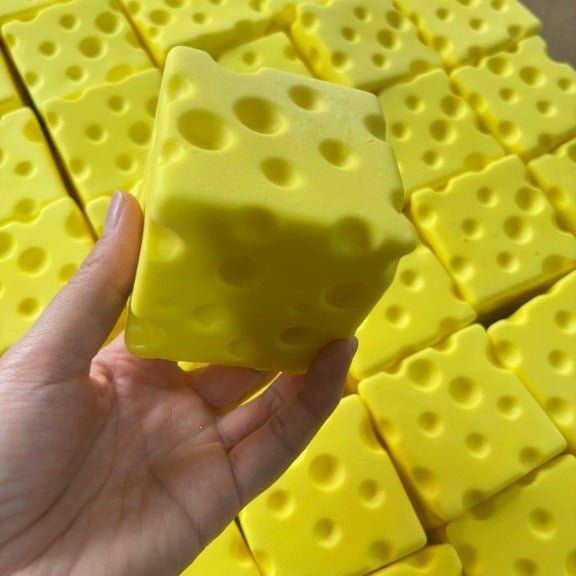 Large Butter Stick Squishy Toy – Slow Rising PU Foam Stress Relief Squeeze Toy for Kids & Adults - Morrowden