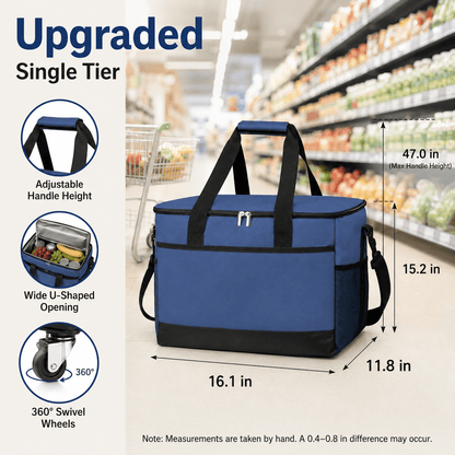 Large-Capacity Insulated Cooler Bag – Portable Car Ice Chest for Camping, Picnics & Outdoor Travel - Morrowden