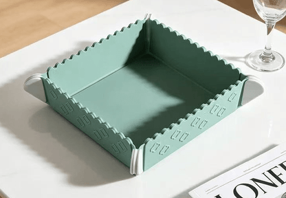 Magnetic Silicone Trivet Mat – Foldable Heat Resistant Pot Holder for Kitchen, Table & Dining - Morrowden