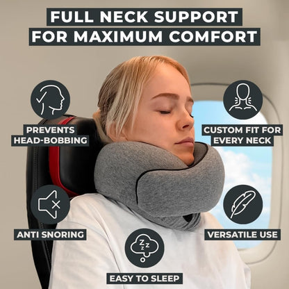 Memory Foam Travel Neck Pillow - Morrowden