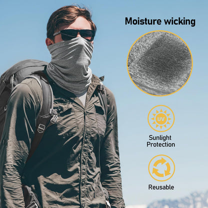 Multi-Use Neck Gaiter Face Mask for Ski & Outdoors, Breathable Lightweight Fabric - Morrowden
