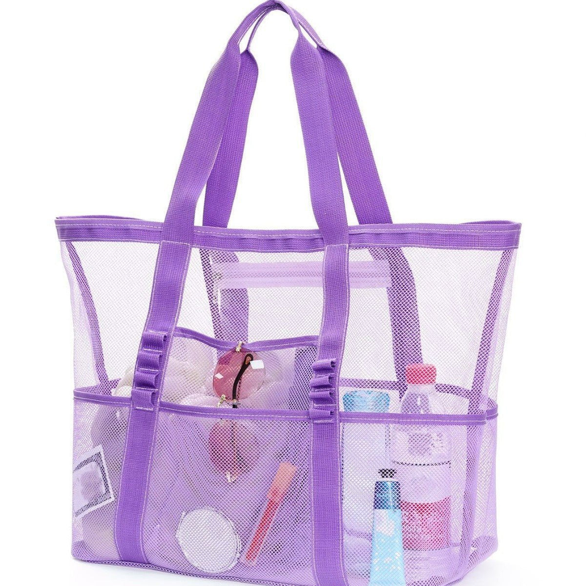 Oversized Mesh Beach Tote Bag – Waterproof Swimming Bag with Large Storage Capacity for Pool, Beach & Travel - Morrowden