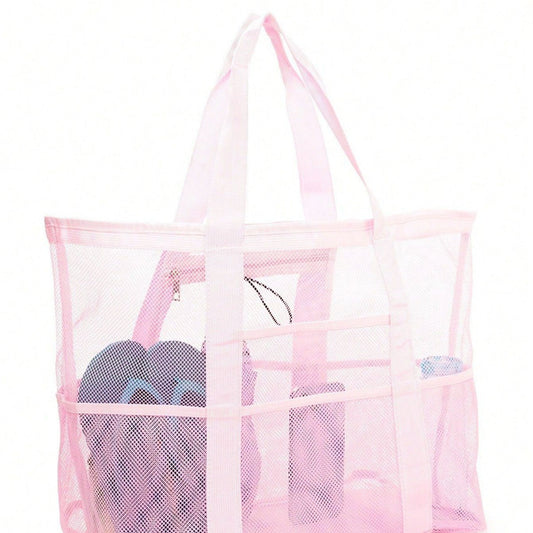 Oversized Mesh Beach Tote Bag – Waterproof Swimming Bag with Large Storage Capacity for Pool, Beach & Travel - Morrowden