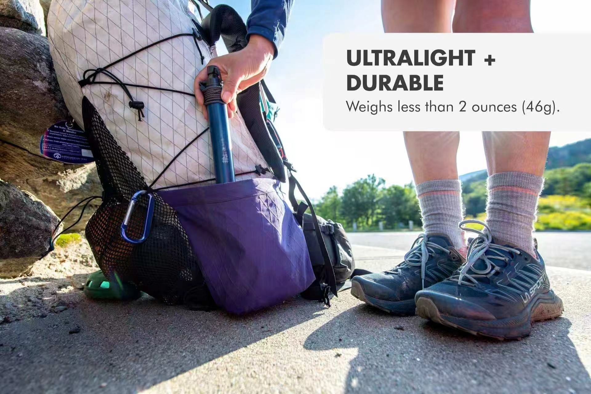 Personal Water Filter for Hiking, Camping, Travel, and Emergency Preparedness - Morrowden
