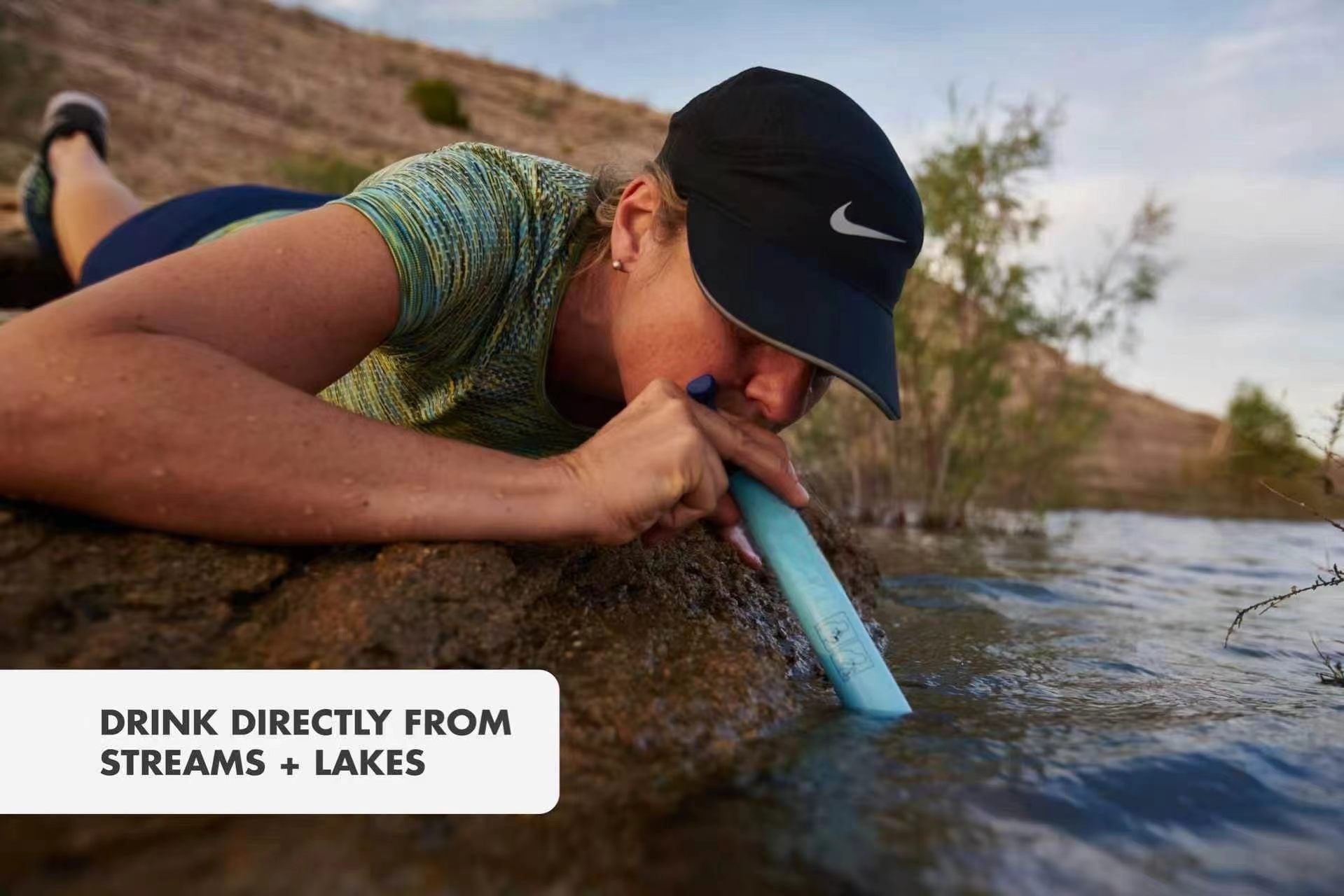 Personal Water Filter for Hiking, Camping, Travel, and Emergency Preparedness - Morrowden