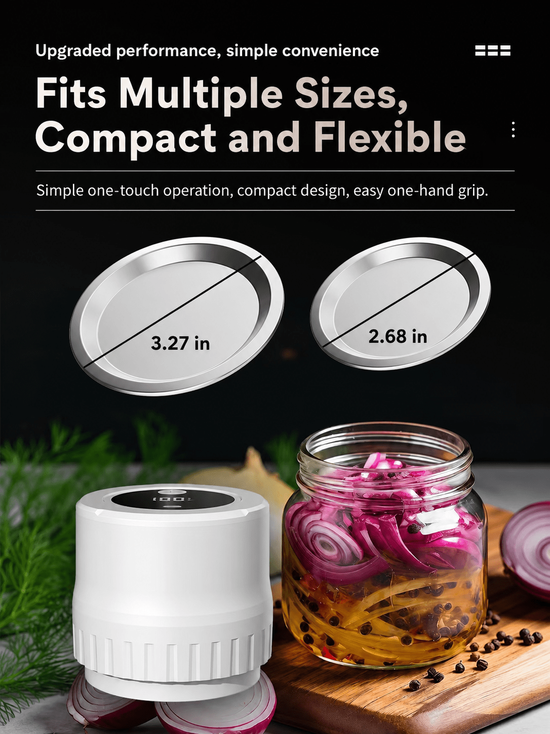 Portable Electric Vacuum Sealer for Mason Jars - Morrowden