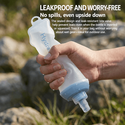 Portable Foldable Running Water Bottle – Handheld Hydration Flask for Men & Women, Ideal for Marathons, Trail Running, Waist Packs & Outdoor Sports - Morrowden