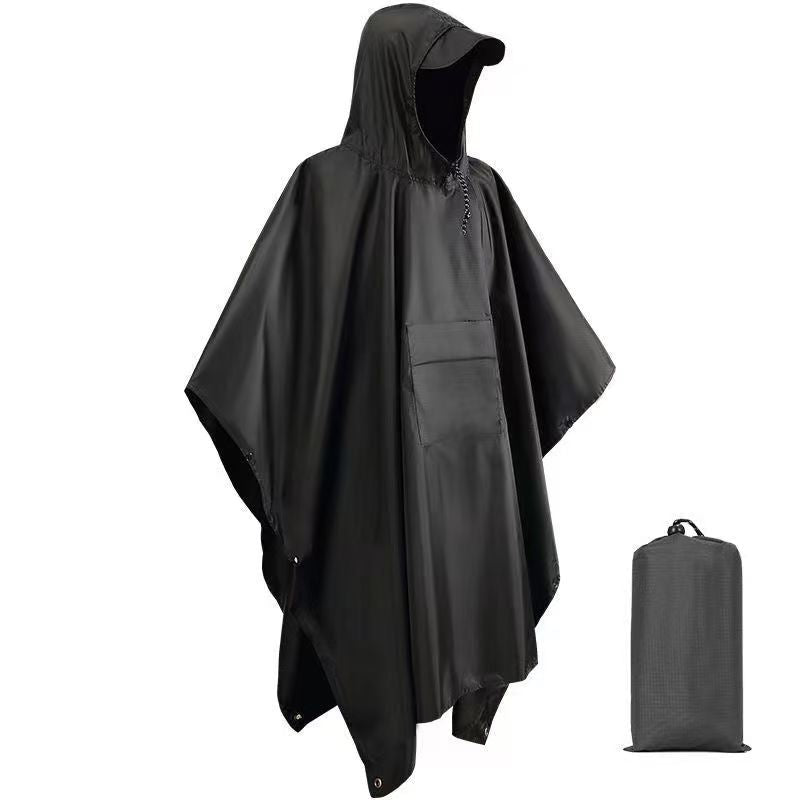 Portable Multifunctional Rain Poncho for Adults – Waterproof Outdoor Hiking & Camping Raincoat - Morrowden