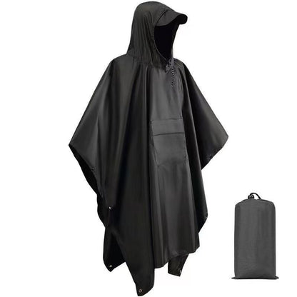 Portable Multifunctional Rain Poncho for Adults – Waterproof Outdoor Hiking & Camping Raincoat - Morrowden