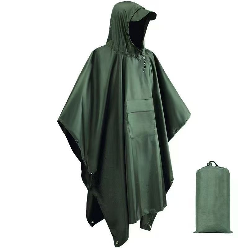 Portable Multifunctional Rain Poncho for Adults – Waterproof Outdoor Hiking & Camping Raincoat - Morrowden