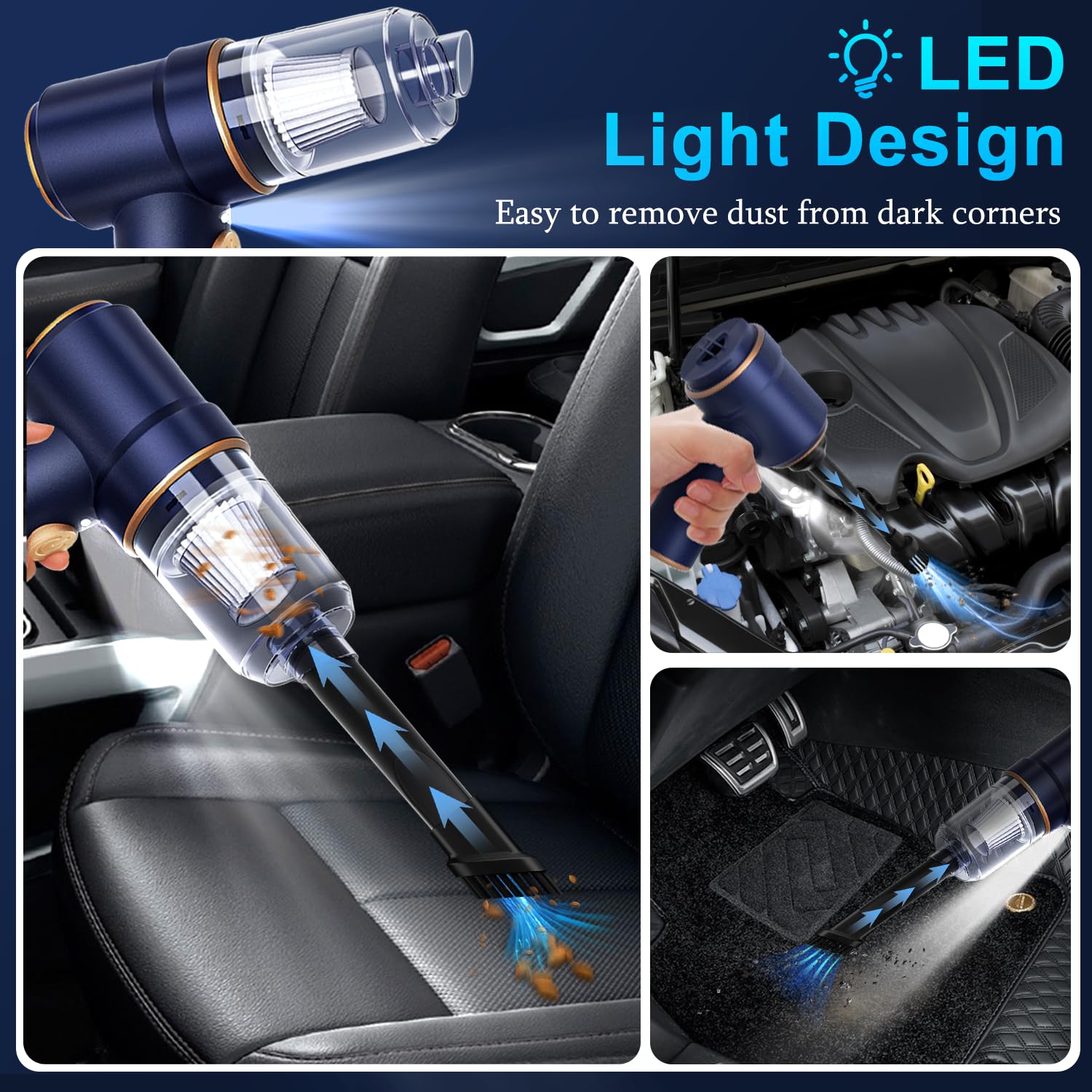 Powerful 2-in-1 Car Vacuum & Air Duster - Morrowden