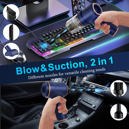 Powerful 2-in-1 Car Vacuum & Air Duster - Morrowden
