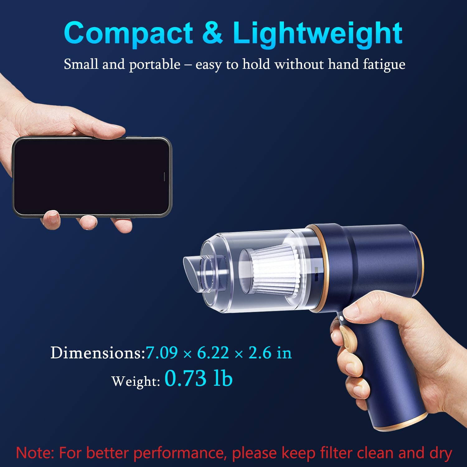 Powerful 2-in-1 Car Vacuum & Air Duster - Morrowden