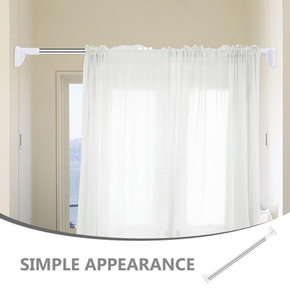 Punch Free Adjustable Telescopic Clothes Drying Rod Closet Tension Pole Expandable Closet Bar for Laundry and Wardrobe Organization - Morrowden
