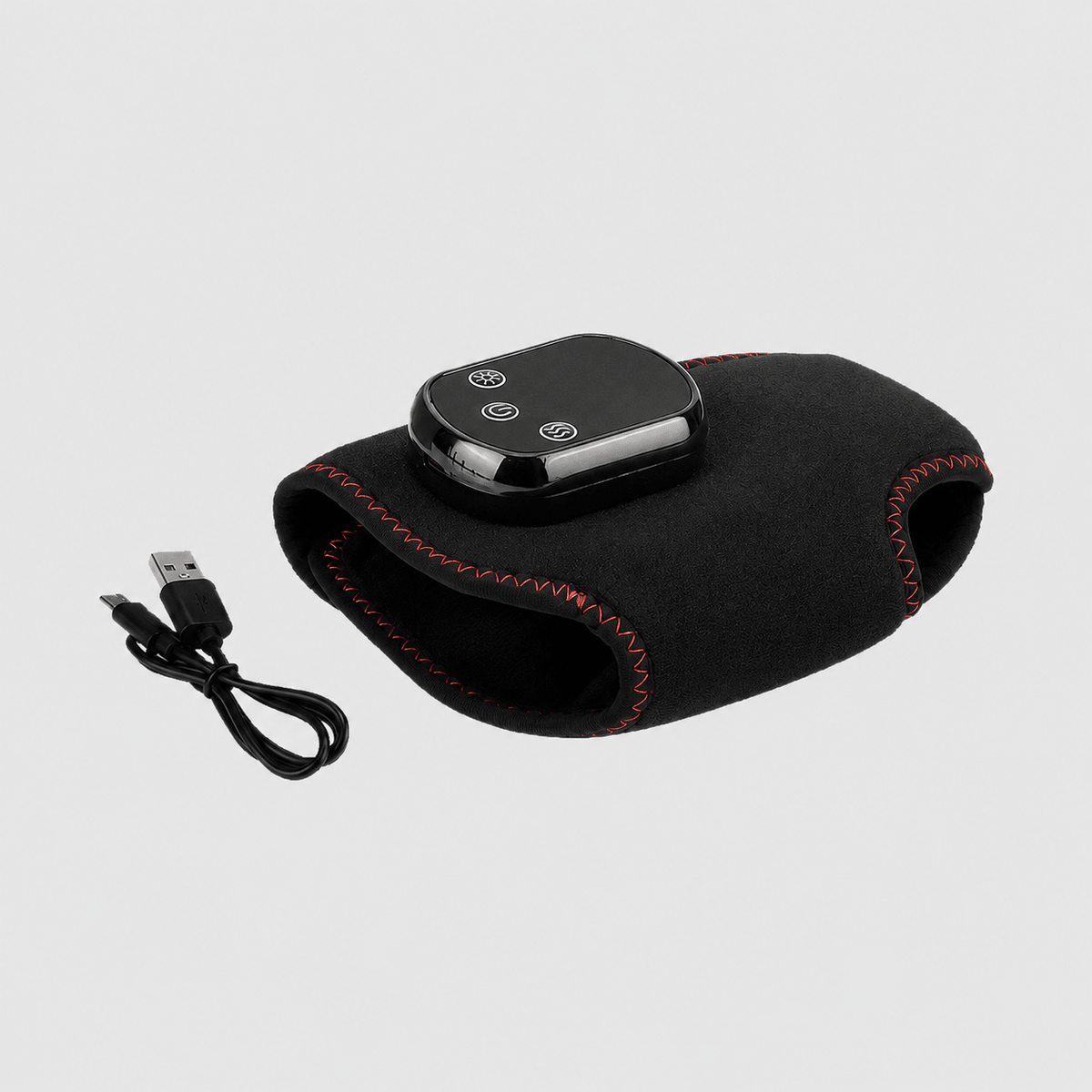 Rechargeable Heated Ankle Brace with Vibration Massage – Infrared Warm Therapy Support for Sports Recovery, Daily Comfort & Relaxation - Morrowden