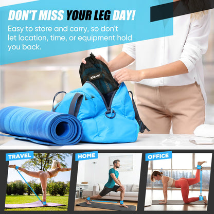 Ankle Resistance Bands with Cuffs, Workout Ankle Straps, Hip Exercise Equipment, Women's Glute Training Gear, Ideal for Home & Gym Workouts
