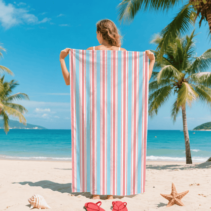 Sand-Free Quick Dry Beach Towel – Lightweight Microfiber Travel Towel for Beach, Pool & Outdoor Adventures - Morrowden