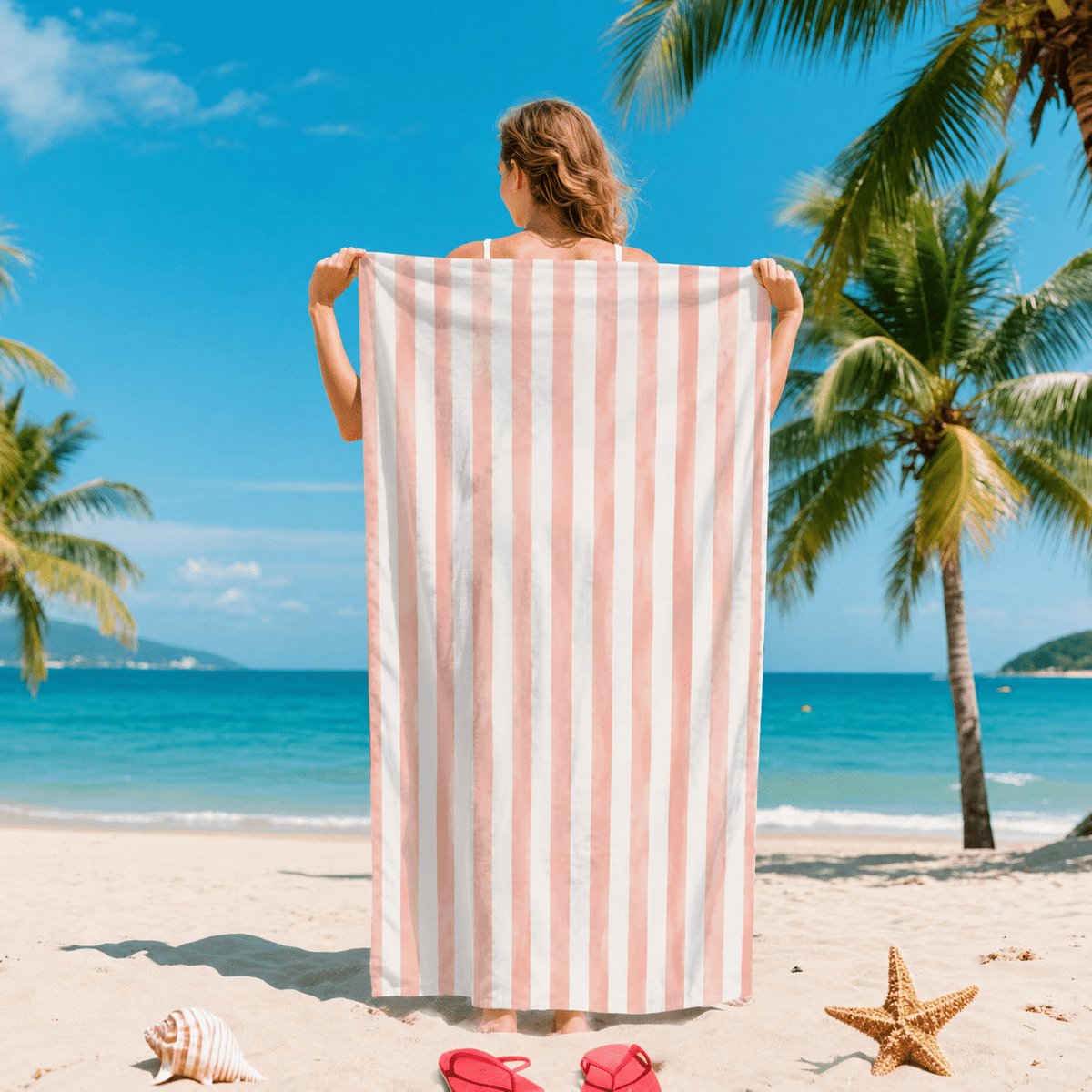 Sand-Free Quick Dry Beach Towel – Lightweight Microfiber Travel Towel for Beach, Pool & Outdoor Adventures - Morrowden