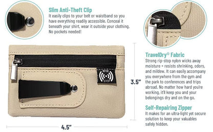 Slim RFID-Blocking Clip Wallet（2-Pack） - Morrowden