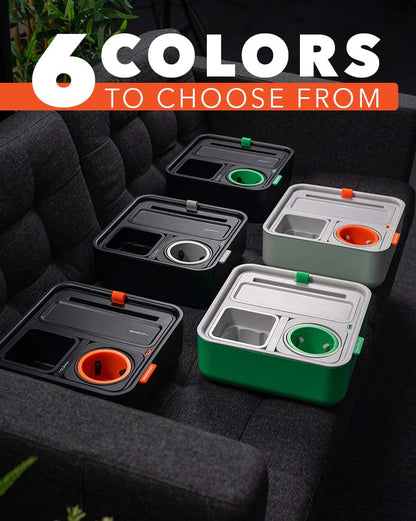 Sofa Armrest Tray - Drink & Snack Holder for Couch - Morrowden