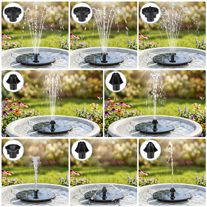 Solar Bird Bath Fountain Pump - Morrowden