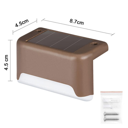 Solar Deck Lights Outdoor 16 Pack, Solar Step Lights Waterproof Led Solar lights for Outdoor Stairs, Step , Fence, Yard, Patio, and Pathway(Warm White) - Morrowden
