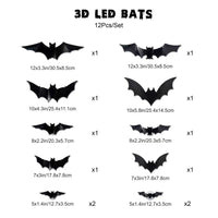12 Pcs Hanging Bat Lights