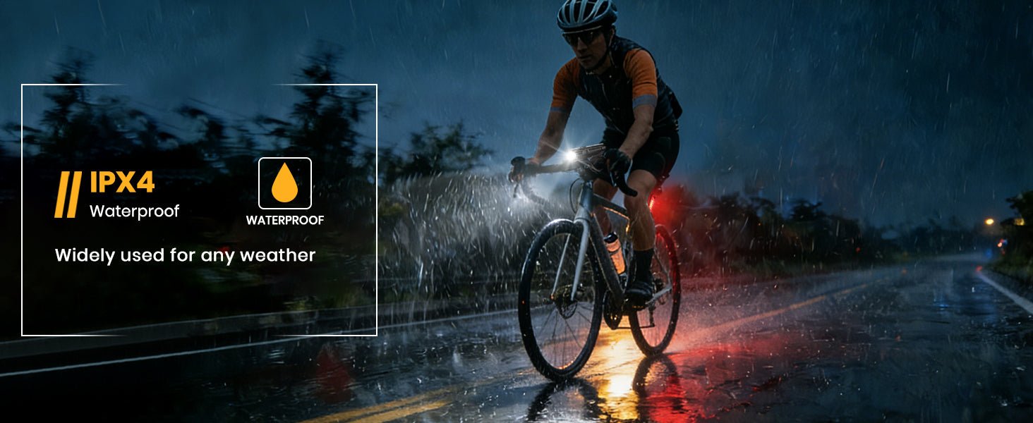 Super Bright USB Rechargeable Bike Light Set - Morrowden