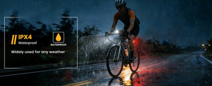 Super Bright USB Rechargeable Bike Light Set - Morrowden